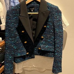 Judith and Charles tweed cropped blazer size 6